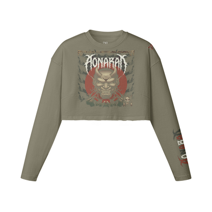 Aonaran On Acid Cropped Long Sleeve